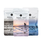 Multipack přírodních solí z Kampotu - solný květ (100 g), solné pyramidy (100 g), hrubozrnná sůl (120 g)