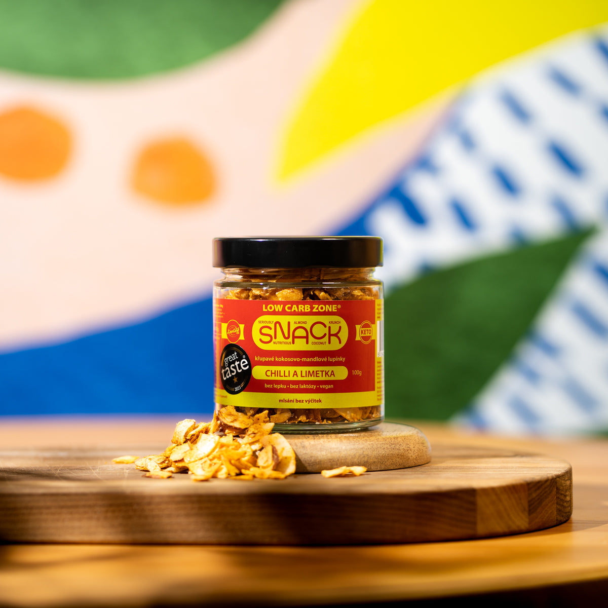 Coconut-almond flakes Chili & lime 100 g