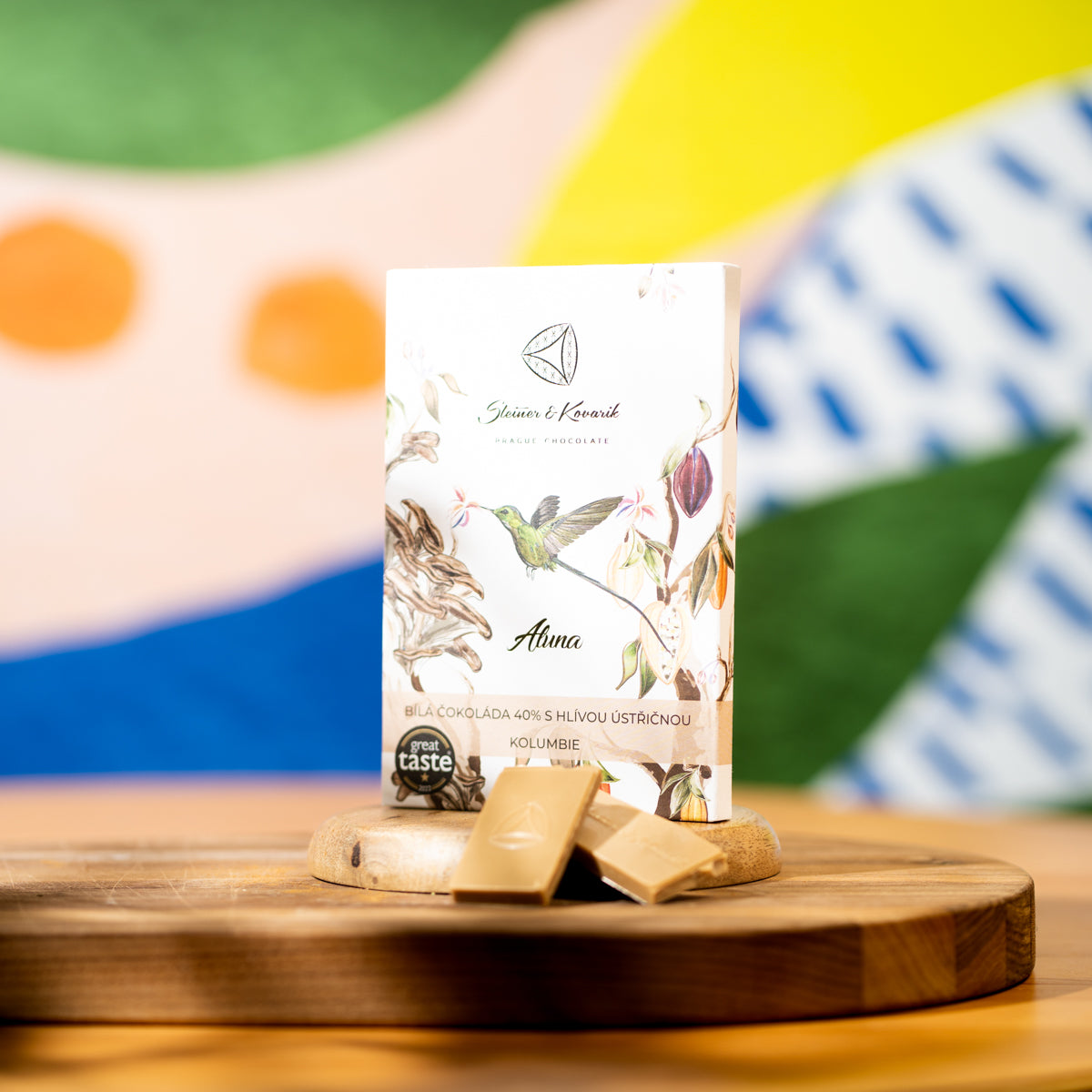 Aluna chocolate with oyster mushroom 70 g