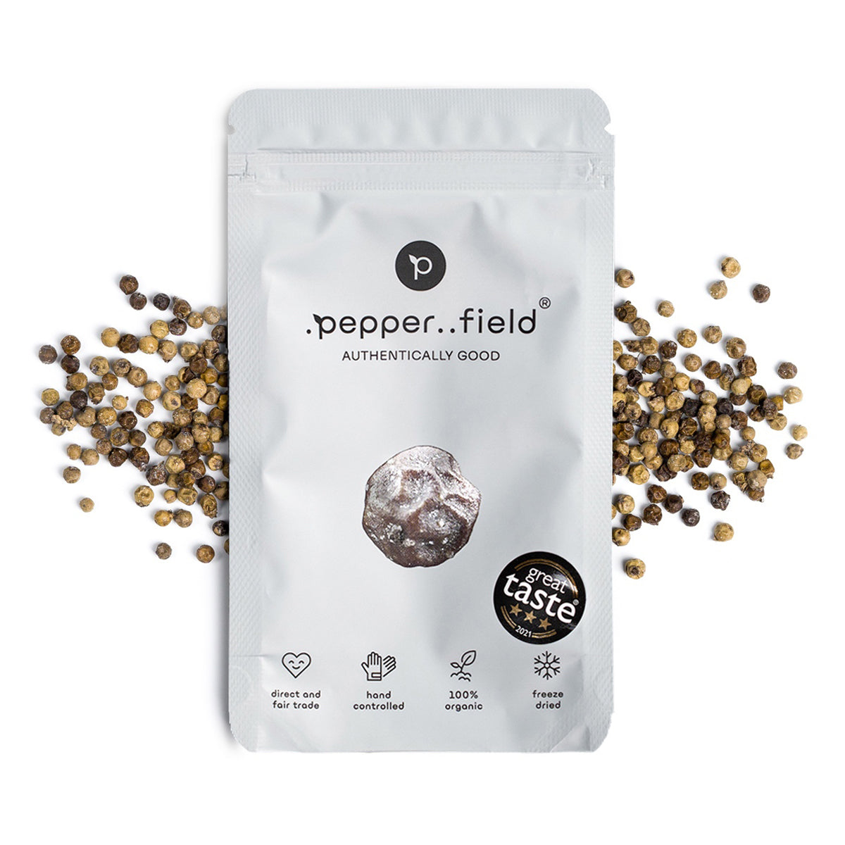 Kampot  green freeze-dried pepper with salt 20 g