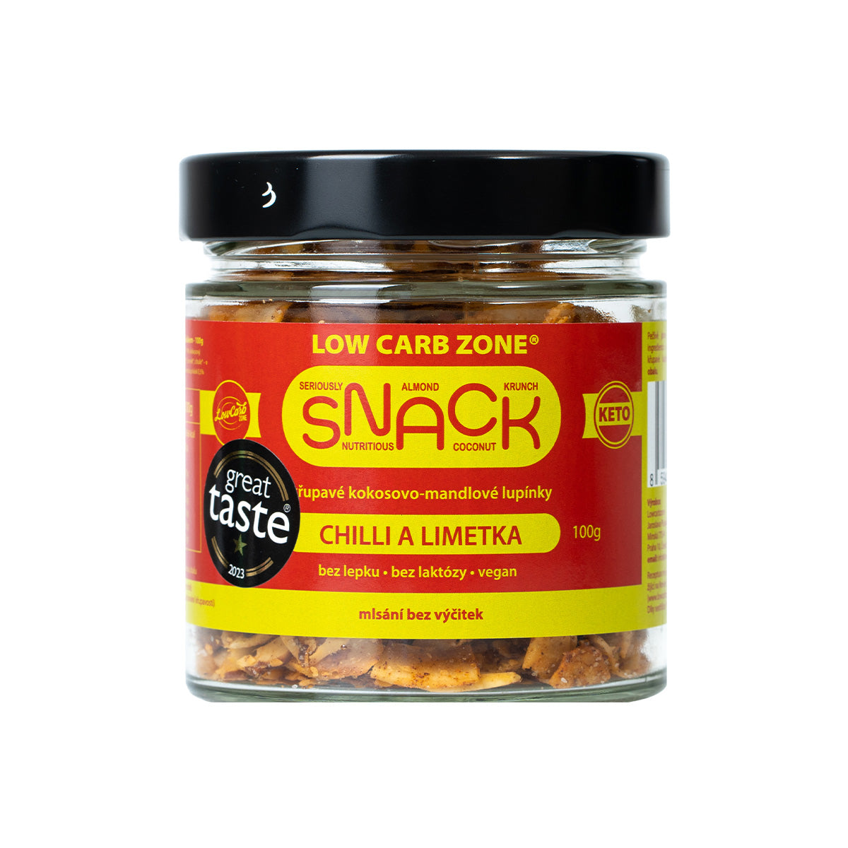 Coconut-almond flakes Chili & lime 100 g