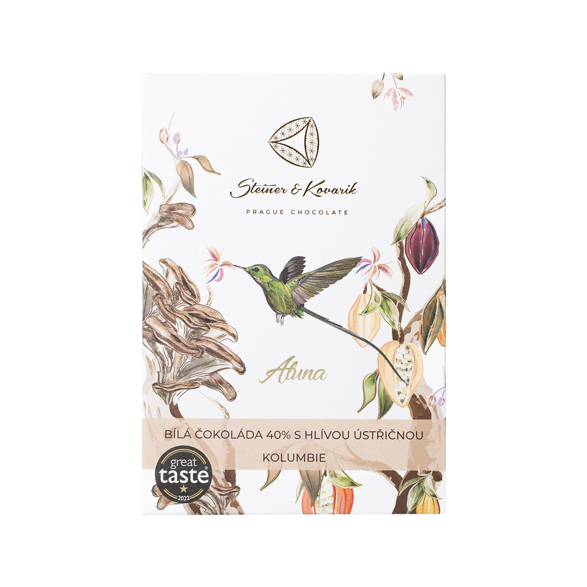 Aluna chocolate with oyster mushroom 70 g
