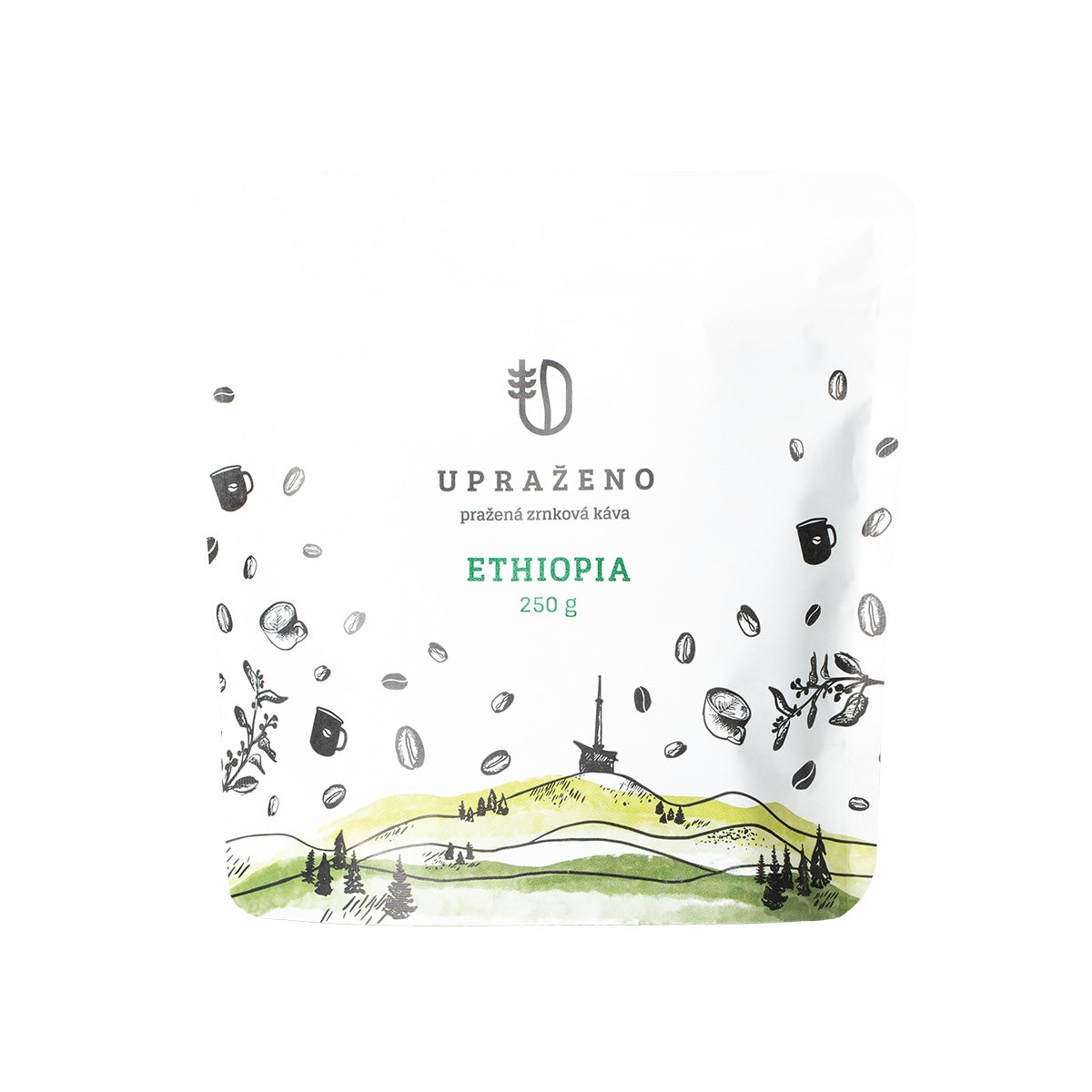 Ethiopia whole bean coffee 250 g