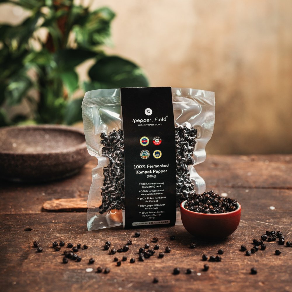 Fermented salted Kampot  pepper 100 g