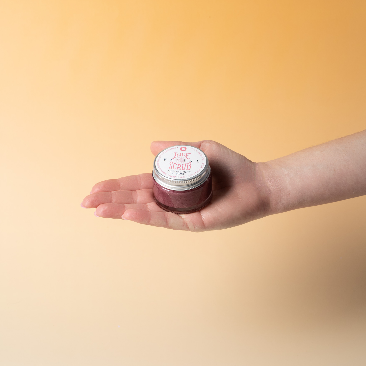 Gommage visage rose - riz au jasmin & rose 