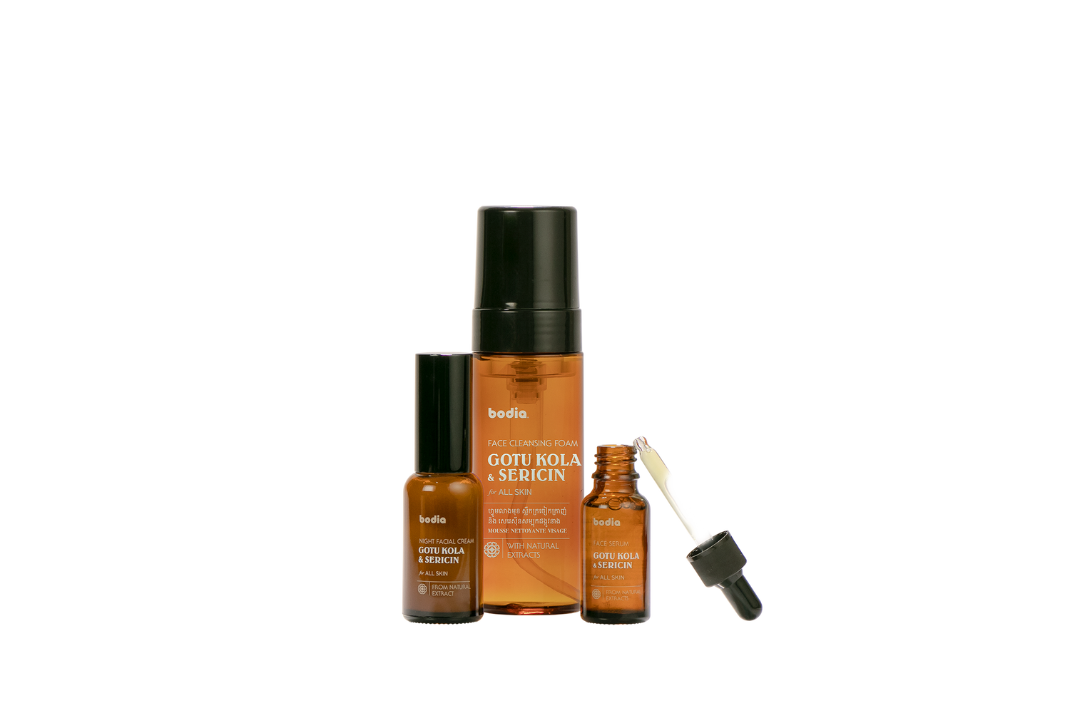 Trousse de cosmétiques – Centella asiatica & protéine de soie 