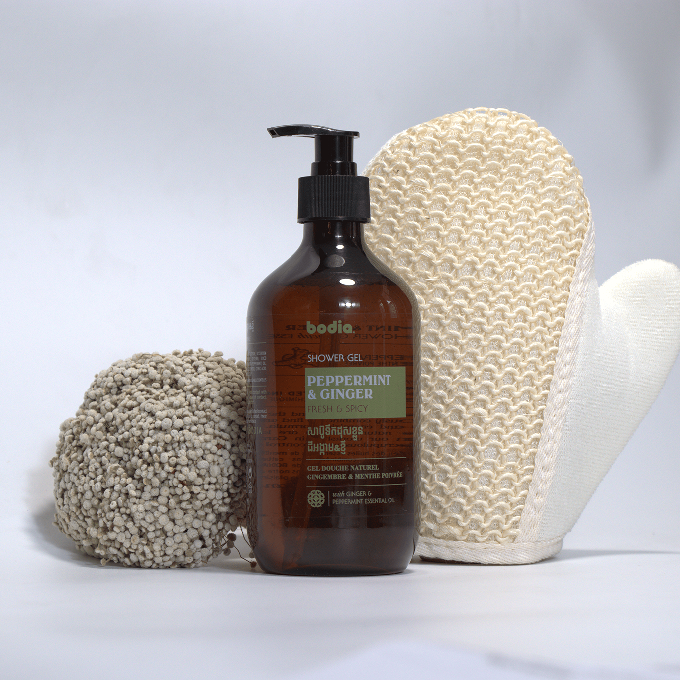 Gel douche – menthe & gingembre 