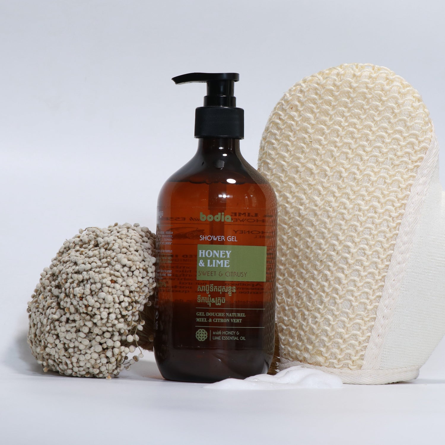Gel douche – miel & citron vert 